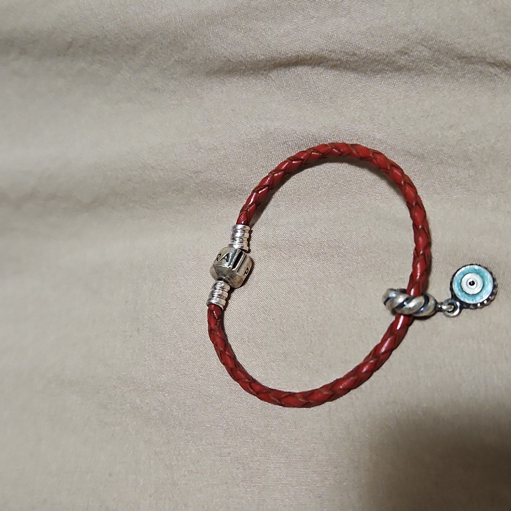 Pandora Red Charm Bracelet - Picture 2 of 2